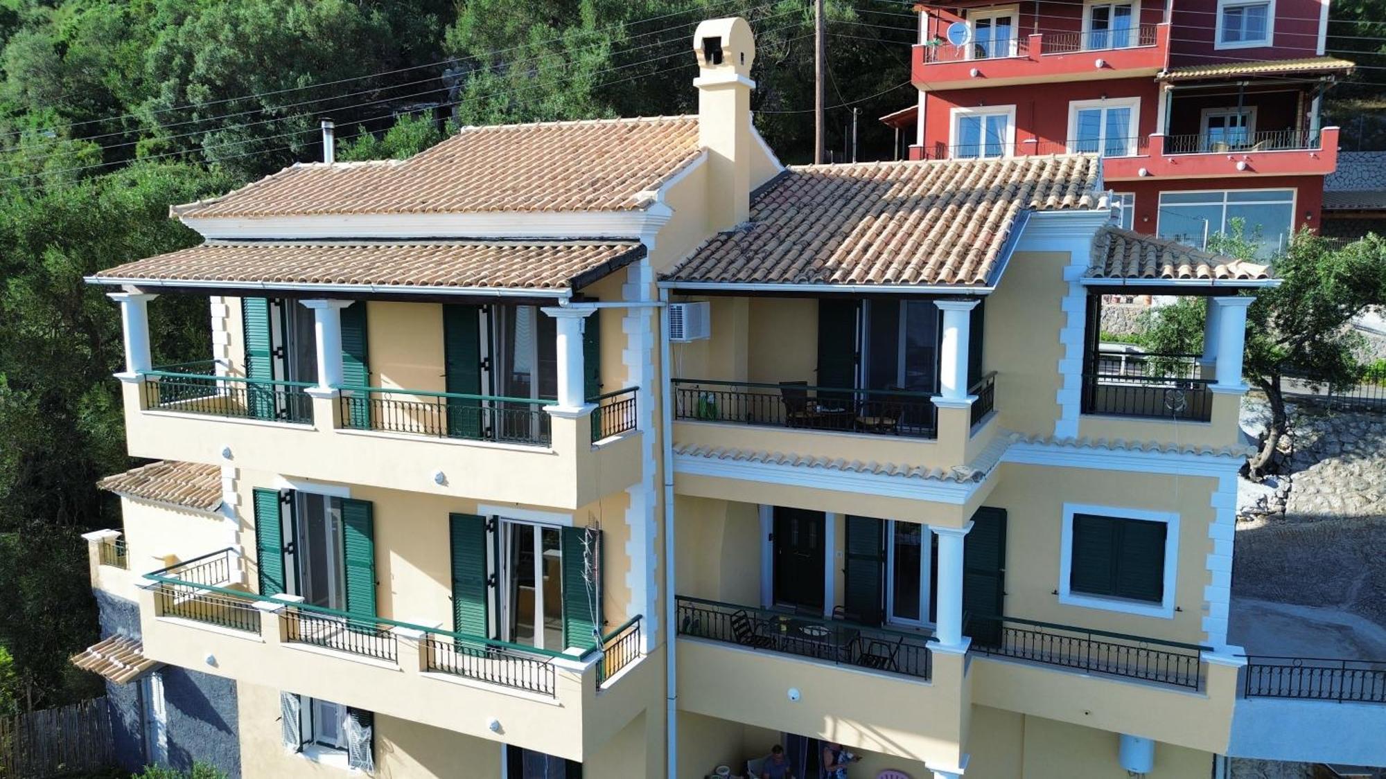 Apartamento Mariza'S View House Lákones Exterior foto