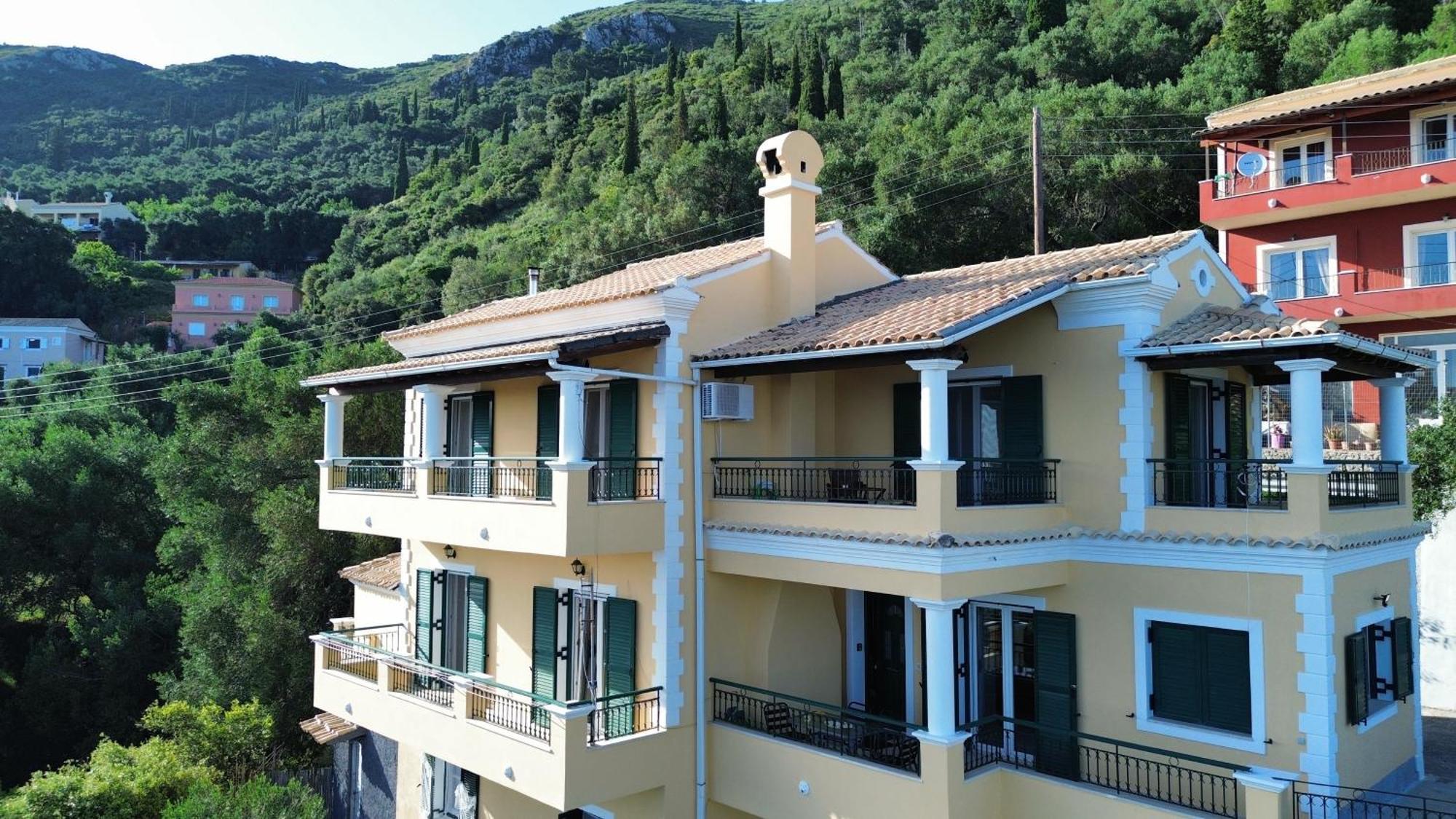 Apartamento Mariza'S View House Lákones Exterior foto